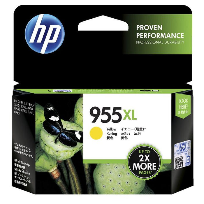 Genuine HP 955XL YELLOW INK L0S69AA 1600 PAGES