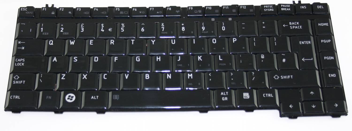Toshiba Satellite A300 A305 M300 L300 Series Laptop Keyboard Black Matte