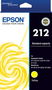 Genuine Epson 212 Ink Cartridge Yellow C13T02R492 T02R492 