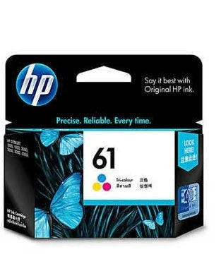 Genuine HP 61 TRI-COLOR INK CH562WA 165 Pages