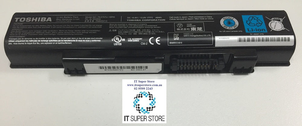 Toshiba F60 F750 Series Replacement Laptop Battery PA3757U-1BRS