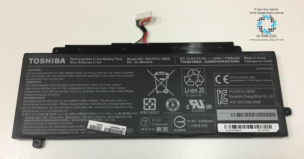 GENUINE TOSHIBA P000602670 LAPTOP BATTERY PA5187U-1BRS