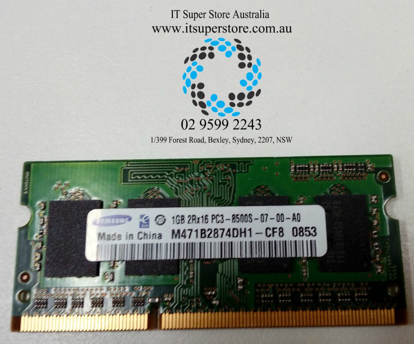 MacBook Pro A1286 15" Mid 2008 Series 1GB DDR3 Memory M471B2874DH1