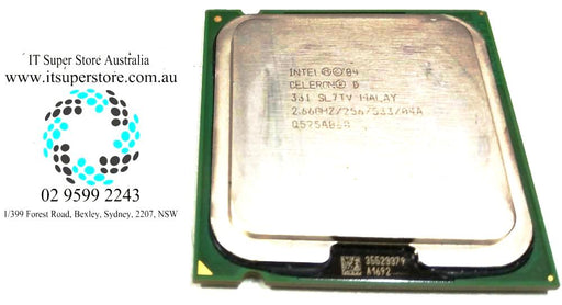 <p><strong>Intel Celeron D 331 Processor 2.66GHz 256K Cache Socket 775 SL7TV</strong></p> <p> </p>