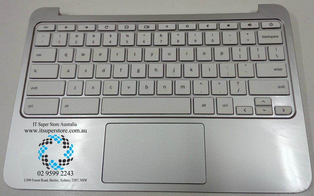 HP Chromebook 11-2001TU Series Laptop Top Case Trackpad Keyboard Palmrest 33Y06TP303