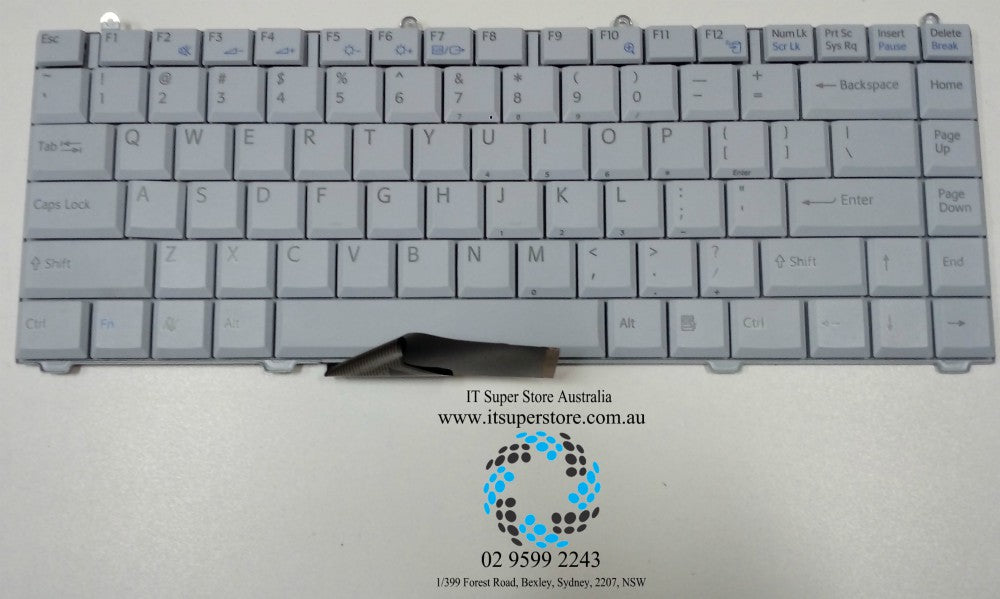 Sony Vaio VGN-FS Series Laptop Keyboard Gray 147915321