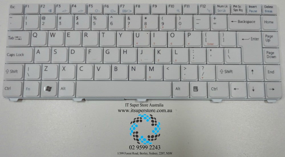 Sony Vaio VGN-C Series Laptop Keyboard White 147996322