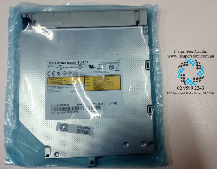 Toshiba DVD Writer Sata Optical Drive with Bezel SU-208 - H000066820
