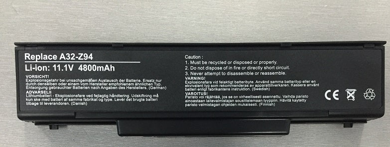 Asus A32-Z94 11.1V 4800 mAh 6 Cell Laptop Battery