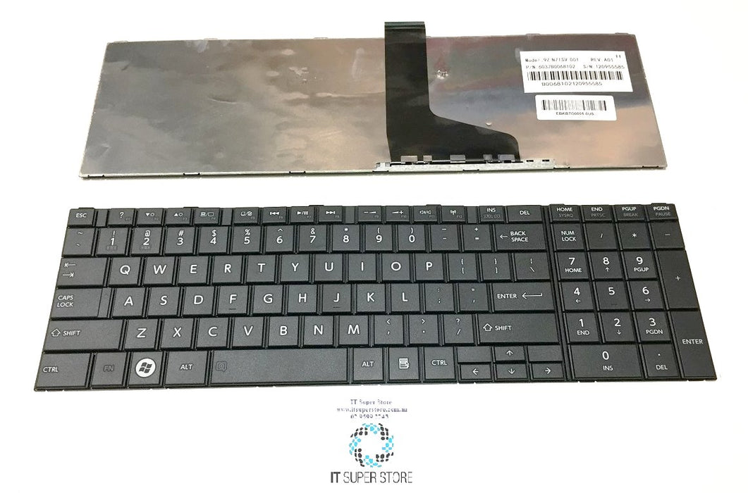 Toshiba Satellite C850/09L C850 C850D C855 C855D C870D C870 C875 C875D Laptop Keyboard Black Matte