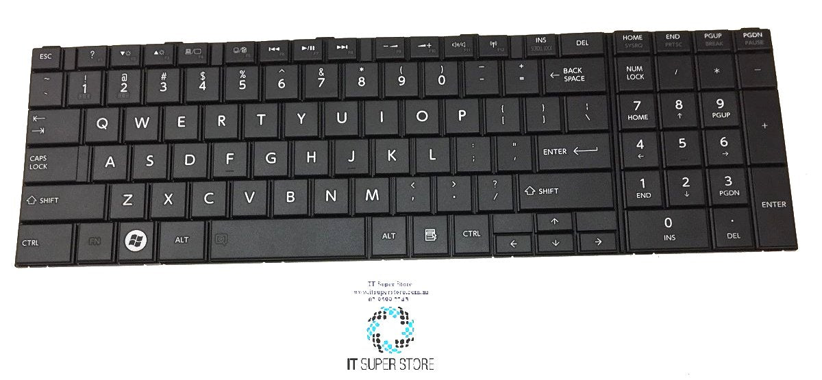Toshiba Satellite C850/09L C850 C850D C855 C855D C870D C870 C875 C875D Laptop Keyboard Black Matte