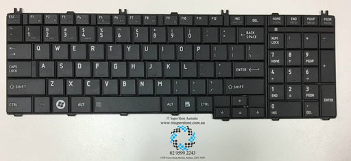 Toshiba Satellite C650D Keyboard Black Matte 