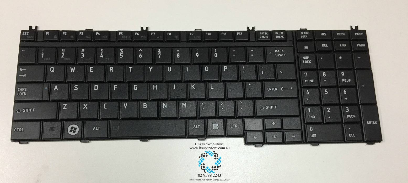 Toshiba Satellite A500 A505 A505D P500 P505 P305 Keyboard Black Matte V170308AS1