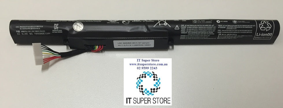 Lenovo Ideapad Z400  Z500 Series Laptop Battery Original  L12L4K01