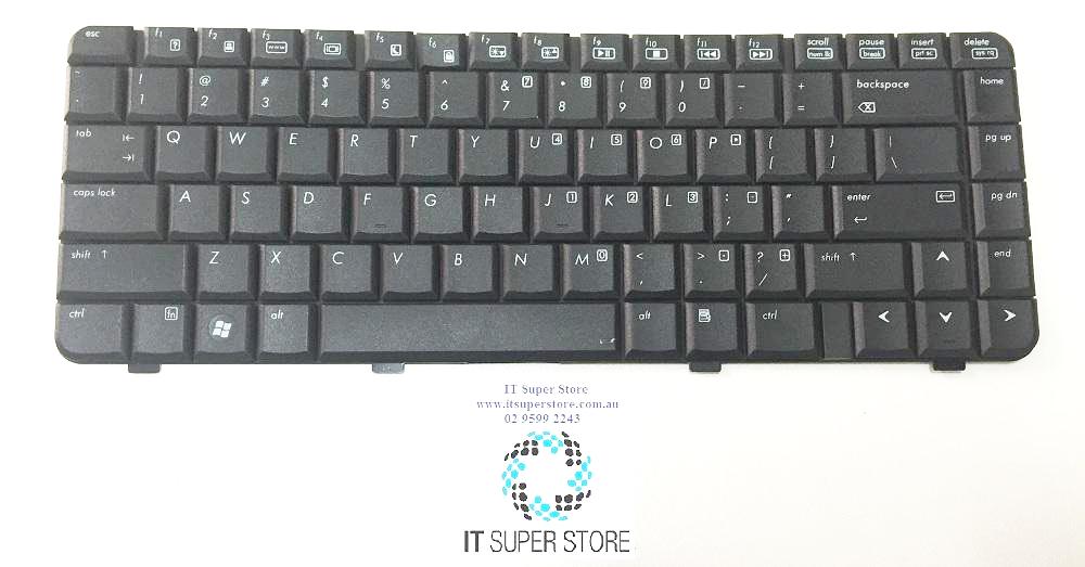 HP Pavilion DV3 DV3-2000 Series Laptop Keyboard Black Matte 530646-001