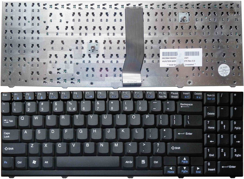 LG LW60 LW65 LW70 LW75 LS70 M70 Series Laptop Keyboard Black K090105A1US