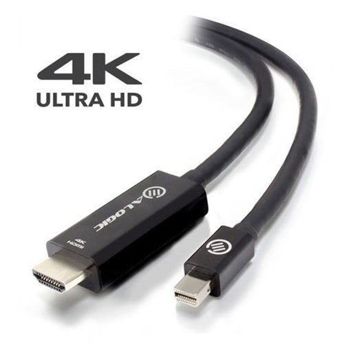 ALOGIC Active Mini DisplayPort to HDMI Cable with 4K@60Hz Support Elem