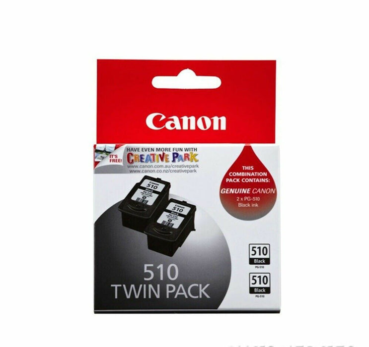 Canon PG510 Twin Pack Fine Black Ink Cartridge for MP480 MP260 MP240 MP270 MP490 MX320 330