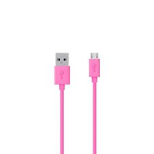 Android Phone Micro-USB Charge/Sync Cable Pink 2Meters