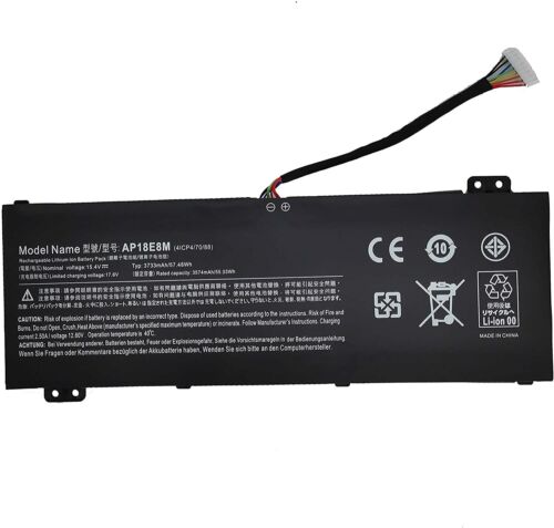 Acer Nitro AN515-52 AN515-54 AN515-55 AP18E8M 15.4V Laptop Battery