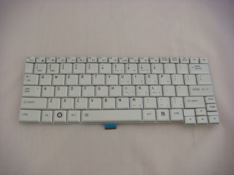 Toshiba Portege R500 R501 R600 laptop Keyboard White